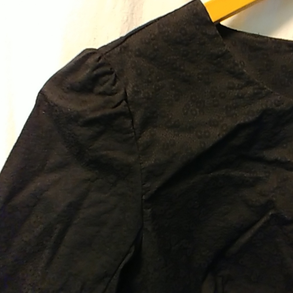 Zac Posen black floral dress size 4 - Picture 4 of 8